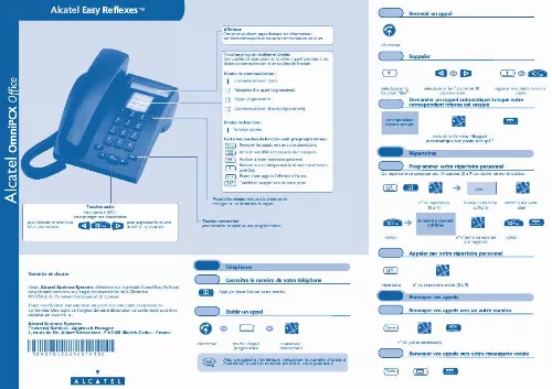 Notice ALCATEL-LUCENT EASY REFLEXES - Trouver une solution à un